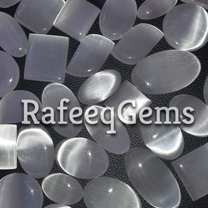 Selenite Cabochão Lote de atacado (Natural)