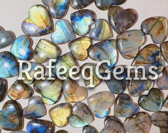 Labradorite Heart, Natural Labradorite,(Natural)