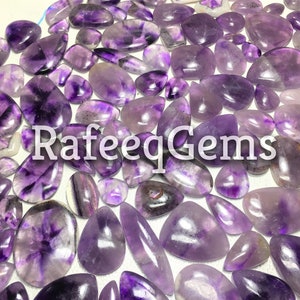 Cabochão de estrela de ametista, lote de atacado Cabochão de ametista por peso com diferentes formas e tamanhos usados para fazer joias