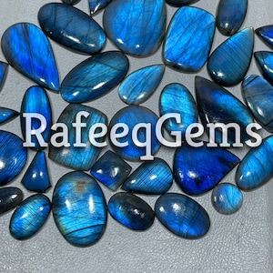 Labradorita de alta qualidade!! Preço de atacado deslumbrante labradorita premium com brilho azul - perfeita para joias Cabochões de pedras preciosas Frete grátis