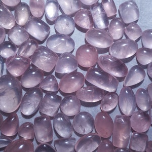 Cabujón de cuarzo rosa auténtico, piedra preciosa de cuarzo rosa rosa, piedra suelta de cuarzo rosa hecha a mano