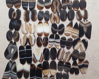 Natural Banded Agate Pairs (Natural)