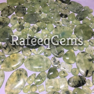Lotto all'ingrosso di splendidi cabochon di prehnite