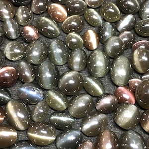 Cabochão olho de gato escapolita Lote de cabochão por atacado em diferentes formas e tamanhos para fazer joias com pedras preciosas semipreciosas soltas