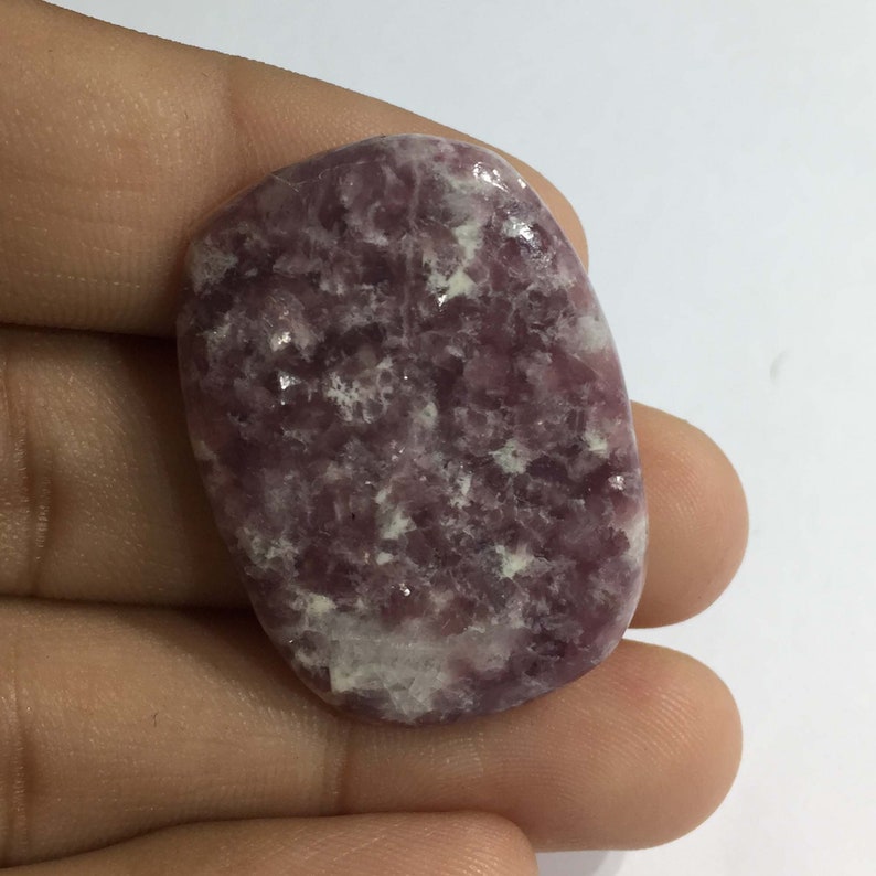 43 Carat Rubellite Quartz Cabochon Gemstone RT-6
