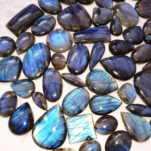 Wholesale BLUE Labradorite Cabochon Loose Gemstone For Jewelry Making