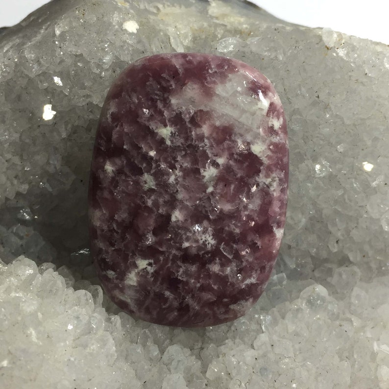 43 Carat Rubellite Quartz Cabochon Gemstone RT-6