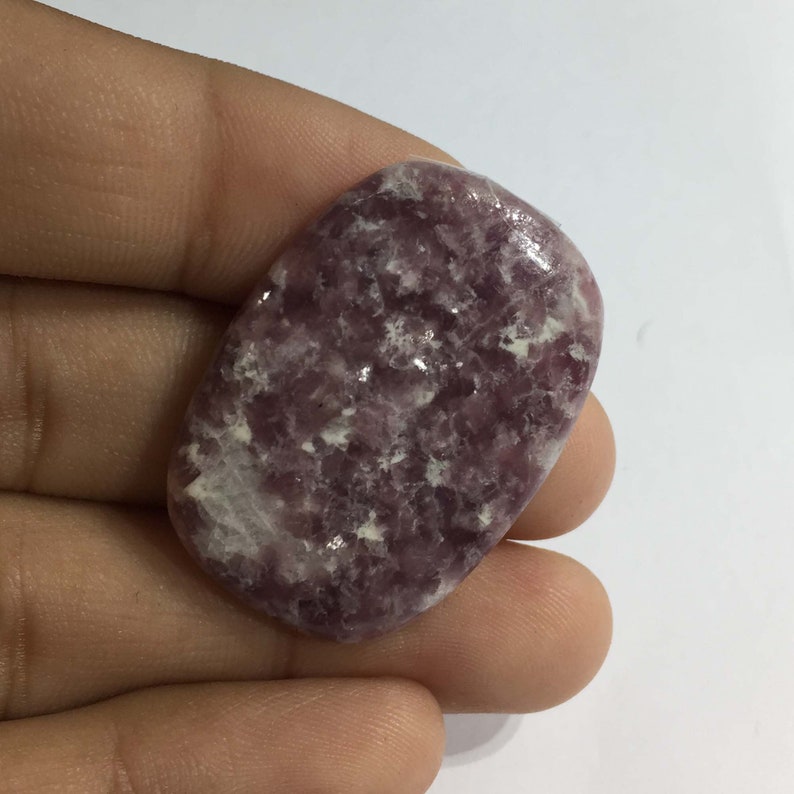 43 Carat Rubellite Quartz Cabochon Gemstone RT-6