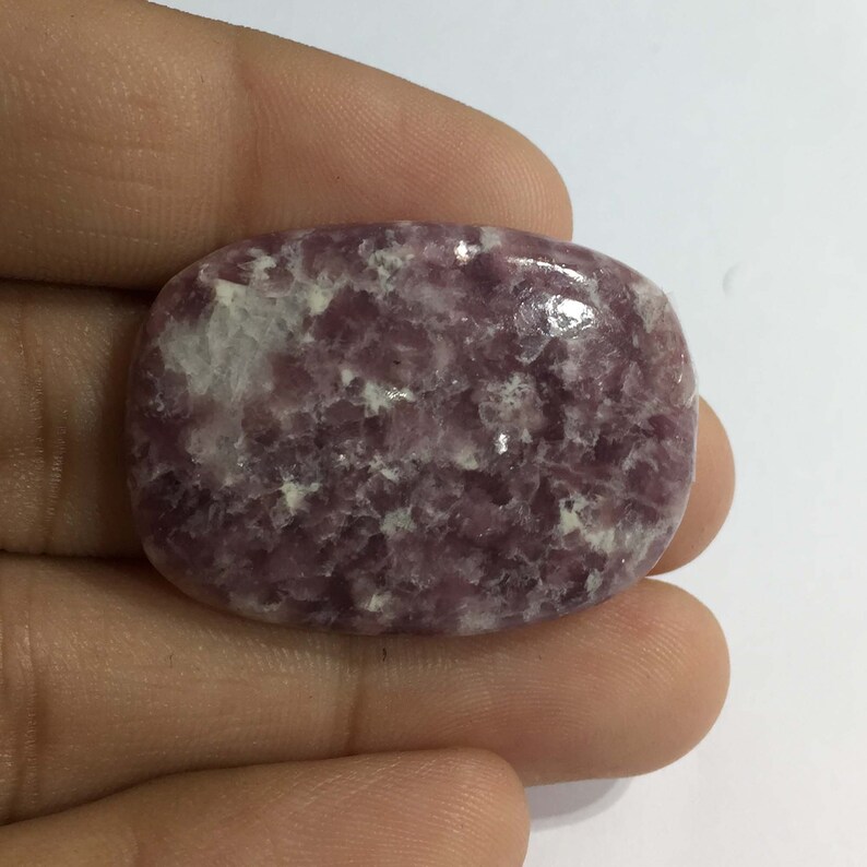 43 Carat Rubellite Quartz Cabochon Gemstone RT-6