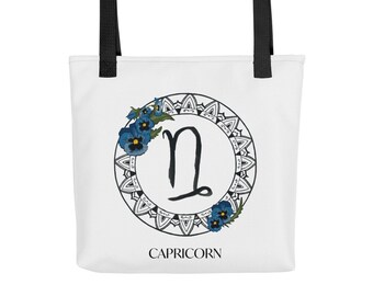 Capricorn Zodiac Sign Tote bag