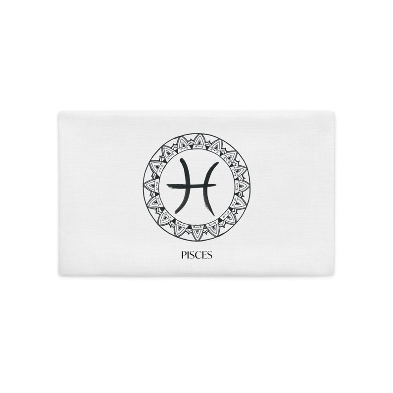 Zodiac Pisces Astrology Horoscope Cushion Cover image 5