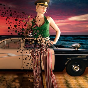 Customized photography - transfer Yourself into a dream world - disintegration