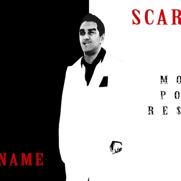 Turn Your Photo into SCARFACE-  Use your favorite photo to become the main role of a classic movie
