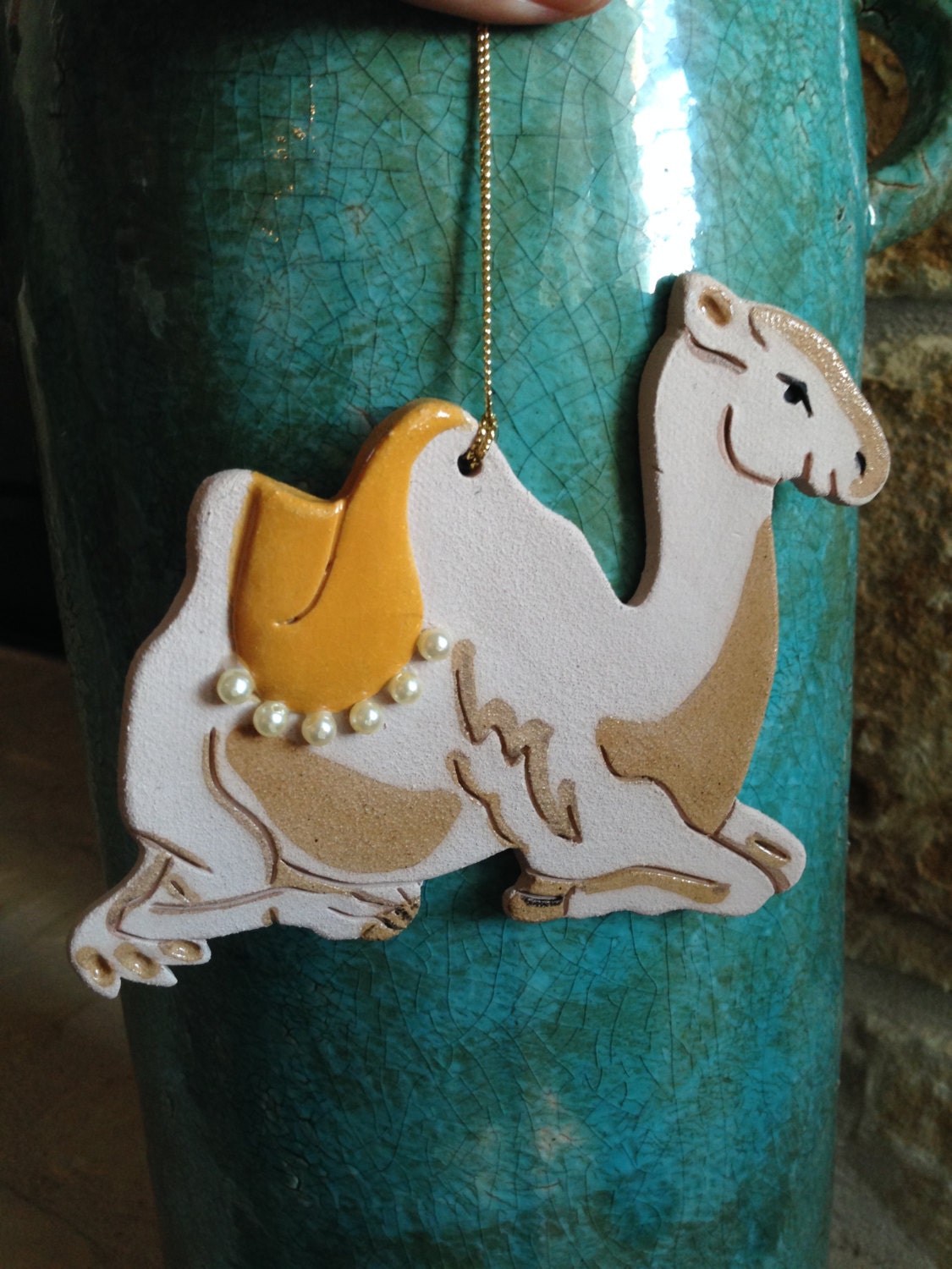 Camel Christmas Ornament 