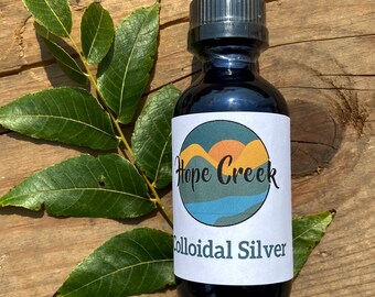 30ppm Trace Minerals Bio-Active Sovereign Ultra Nano Colloidal Silver 2 oz by Hope Creek Acres in the Ozark Mountains