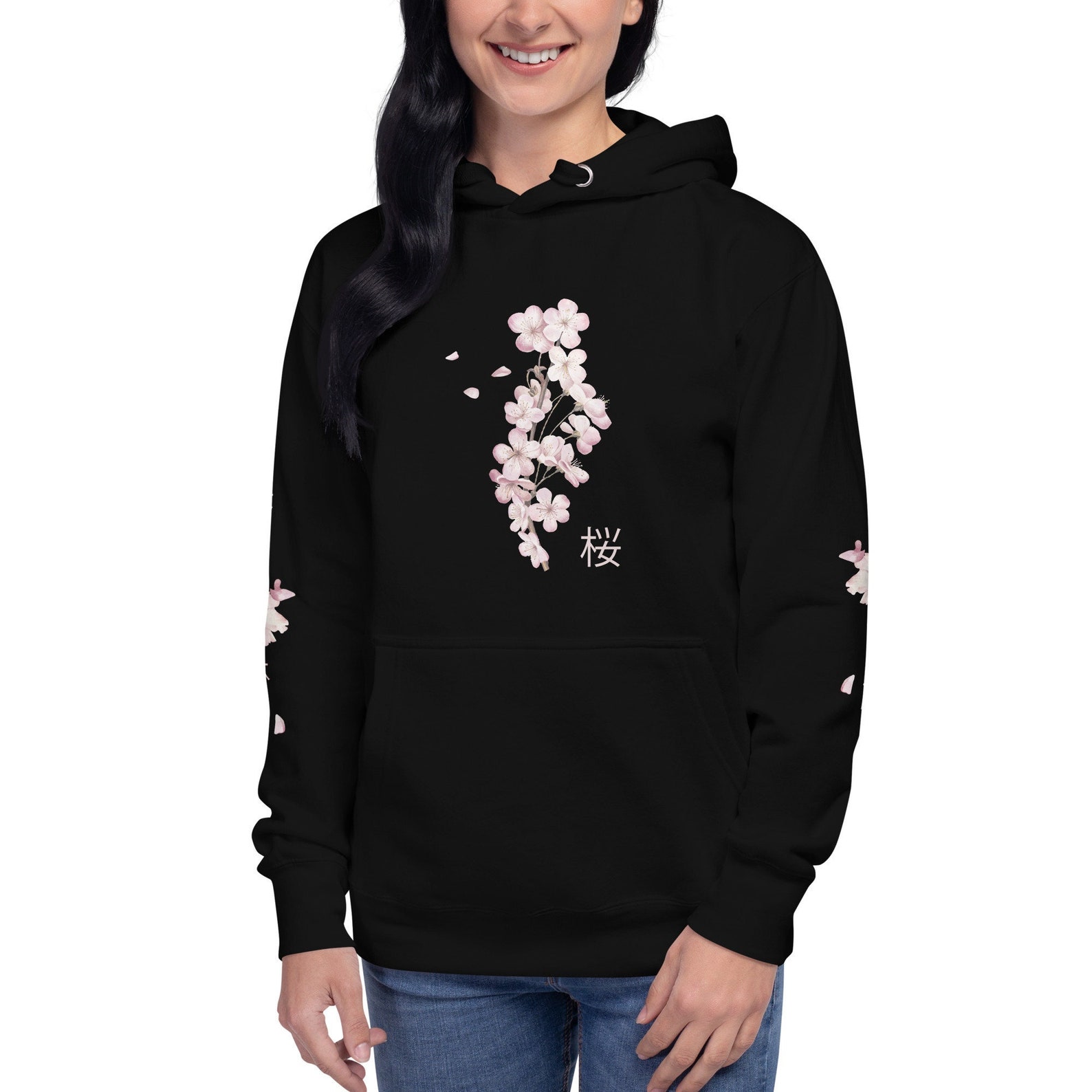 Japanese Blossom Hoodie Cherry Blossom Hoodie Aesthetic Etsy