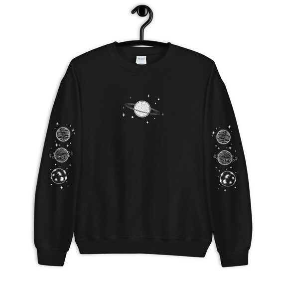 Space Sweatshirtplanets Sweatshirtgalaxystars - Etsy