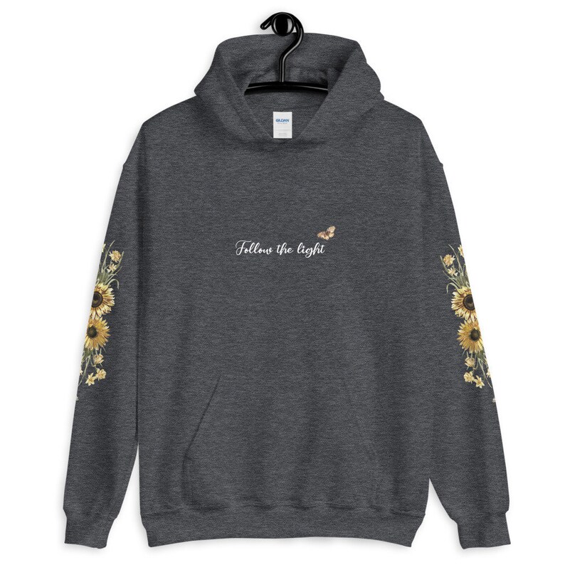 Sunflower Hoodie Aesthetic Clothing Grunge Hoodie Sunflower Etsy