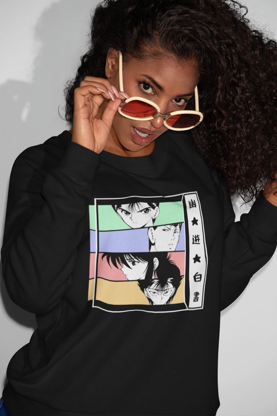 Unisex Yu Yu Hakusho Hoodie Yusuke Kuwabara Kurama Hiei Etsy Unisex Yu Yu Hakusho Hoodie Yusuke Kuwabara Kurama Hiei Etsy