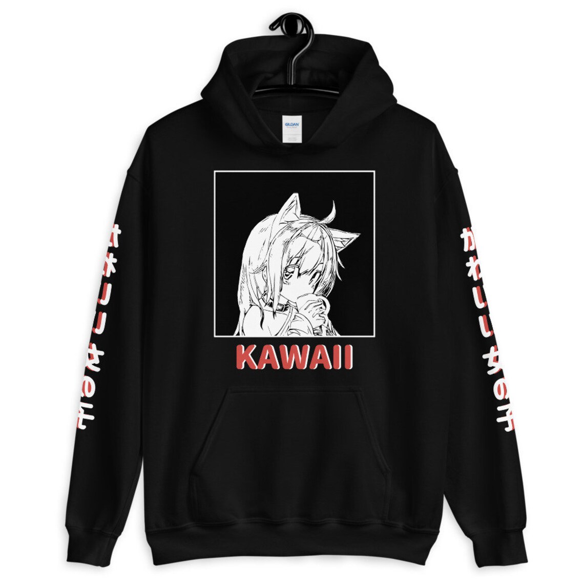 Kawaii Anime Girl Hoodie Manga Hoodie Vaporwave Hoodie Etsy
