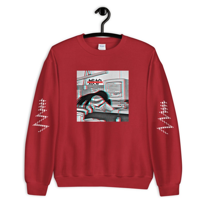 Sad Girl Aesthetic Sweatshirt Anime Sweatshirt Anime Shirt Etsy