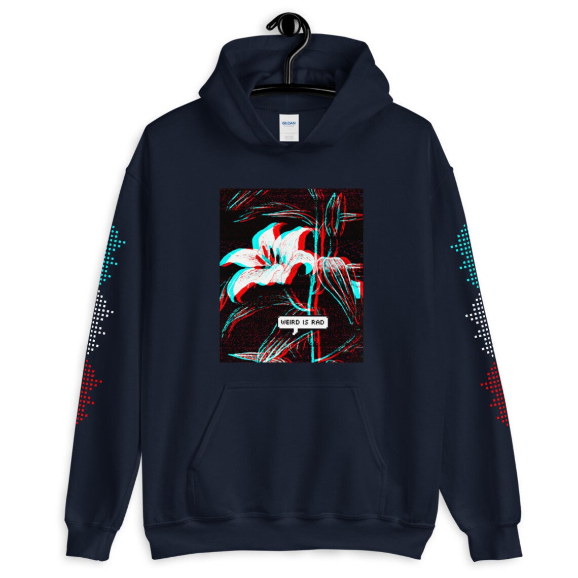 Weird is Rad Hoodie Vaporwave Aesthetic Aesthetic Etsy