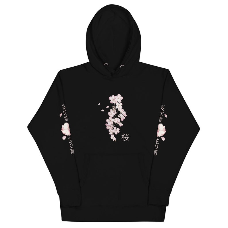 Japanese Blossom Hoodie Cherry Blossom Hoodie Aesthetic Etsy
