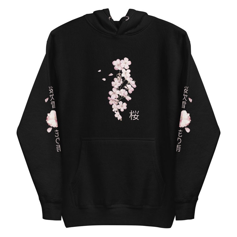 Japanese Blossom Hoodie Cherry Blossom Hoodie Aesthetic Etsy