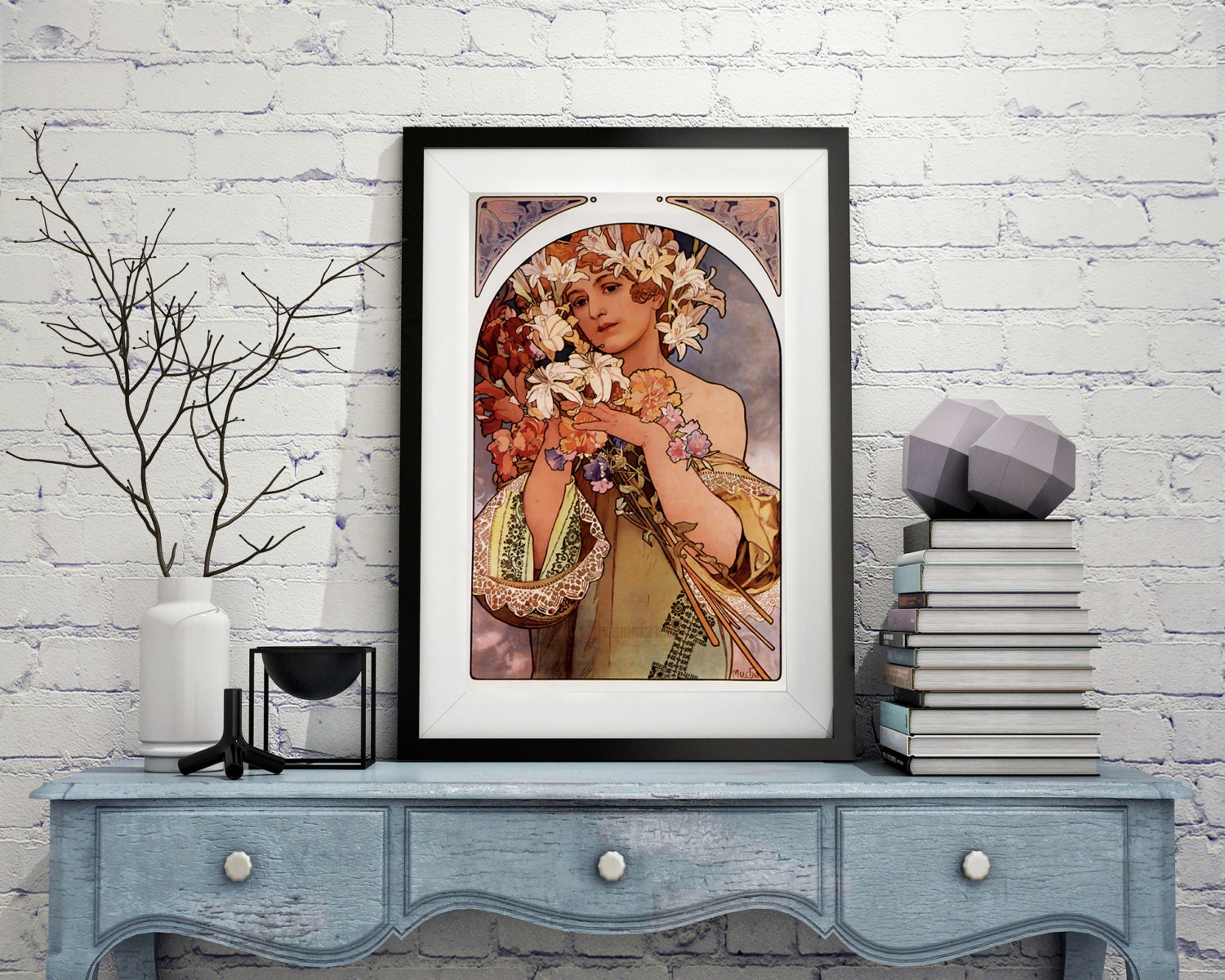 Alphonse Mucha Mucha Home Decor Alphonse Mucha Art Nouveau | Etsy