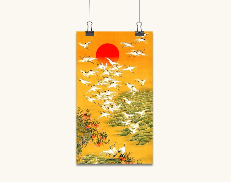 JAPANESE ART Print Japanese Canvas Art Japanese Animal poster | Etsy