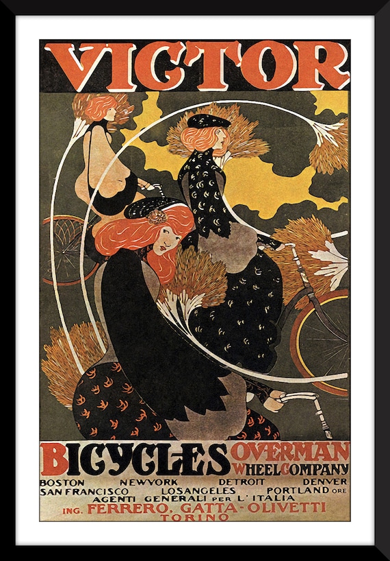 Bicycle Posters Art Canvas Wall Art Home Decor Cycle Wall Etsy