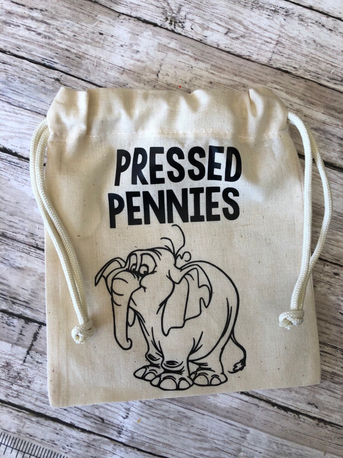 Pressed Penny Holder/Coin Purse/ Pennies bag pouch Etsy