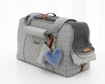 LIMO PLAID GREY : Hundekorb