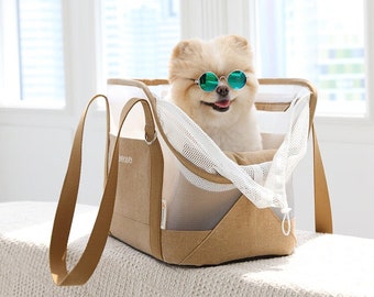 Airboat Breeze[Breathable ,All Mesh] - Beige , Pet carrier,Dog carrier