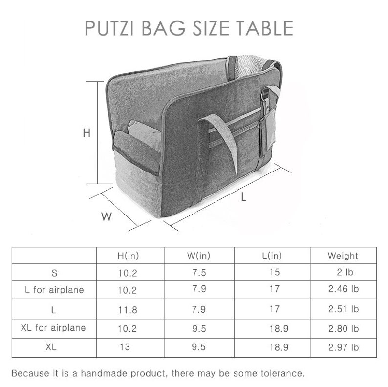 PUTZI BAG BOUQUET 2 : Pet carrier,Dog carrier image 10