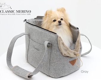 Pet Carrier, dog carrier : CLASSIC MERINO