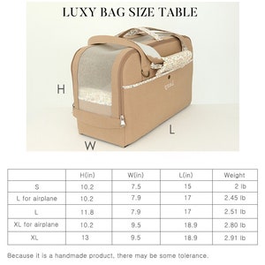 LUXY BAG Peach Pink, Haustier Tragetasche Bild 10