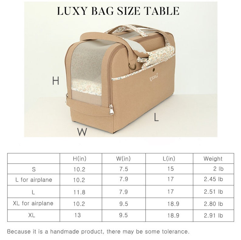 LUXY BAG Peach Pink, Haustier Tragetasche Bild 10