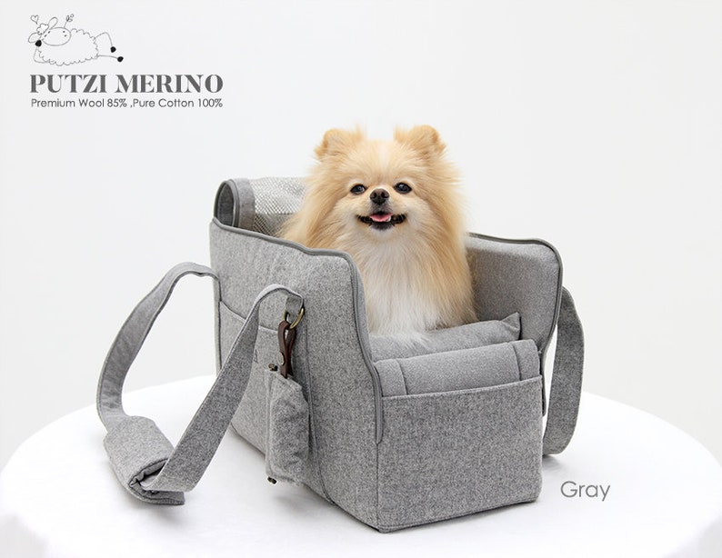 PUTZI BAG MERINO : Pet carrier,Dog carrier image 2