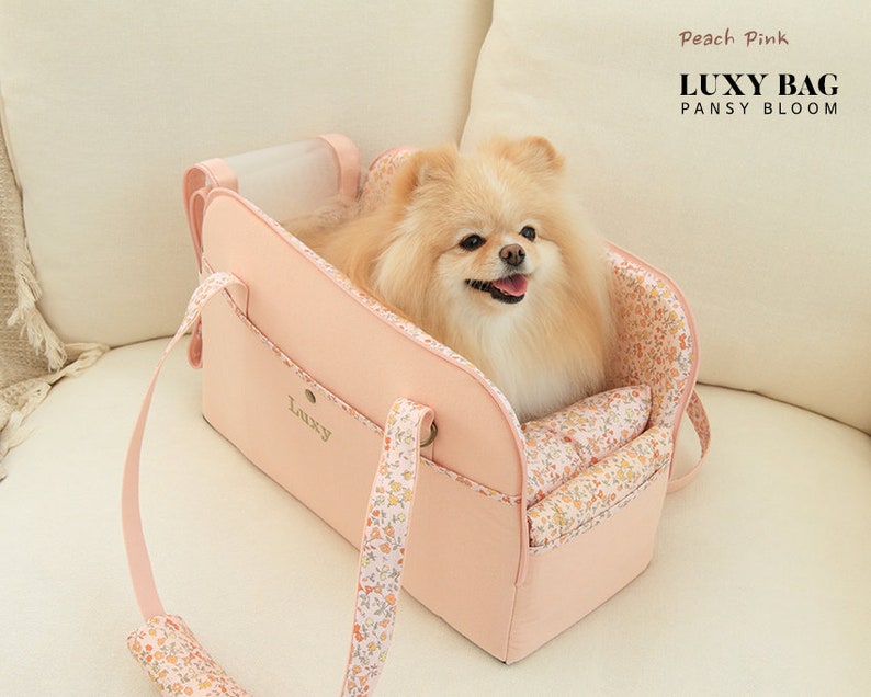 LUXY BAG Peach Pink, Haustier Tragetasche Bild 1