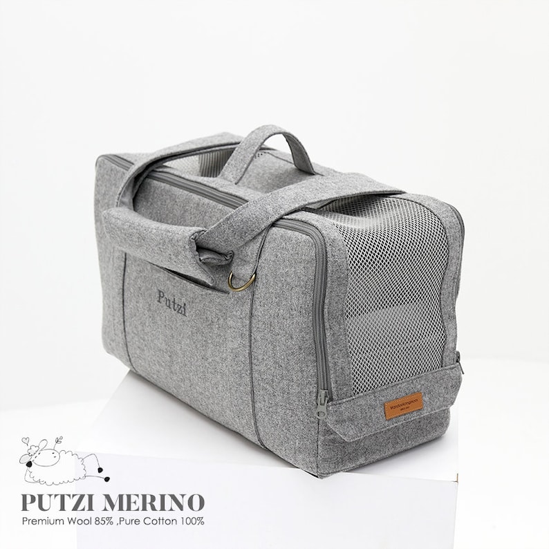 PUTZI BAG MERINO : Pet carrier,Dog carrier image 5