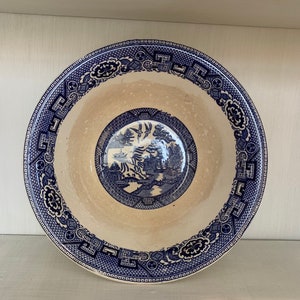 Medium Vintage Willow ware bowl