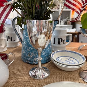 Silver Antique English Trophy Cup.