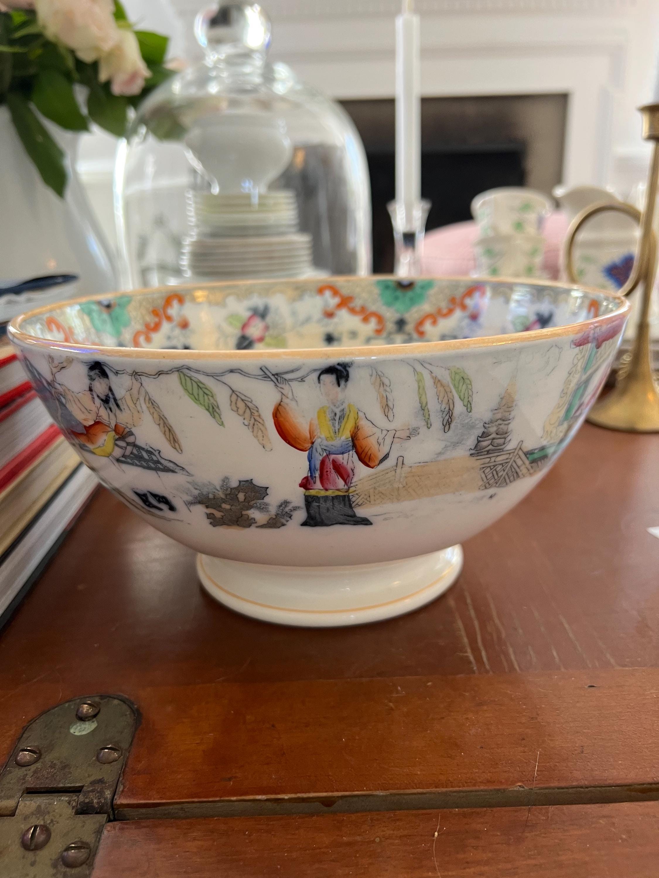 Antique Petra's Regout Timor Maastricht Large Bowl - Etsy