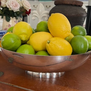 Poole Silver Co. 810 Large Silver plate Oval Bowl.