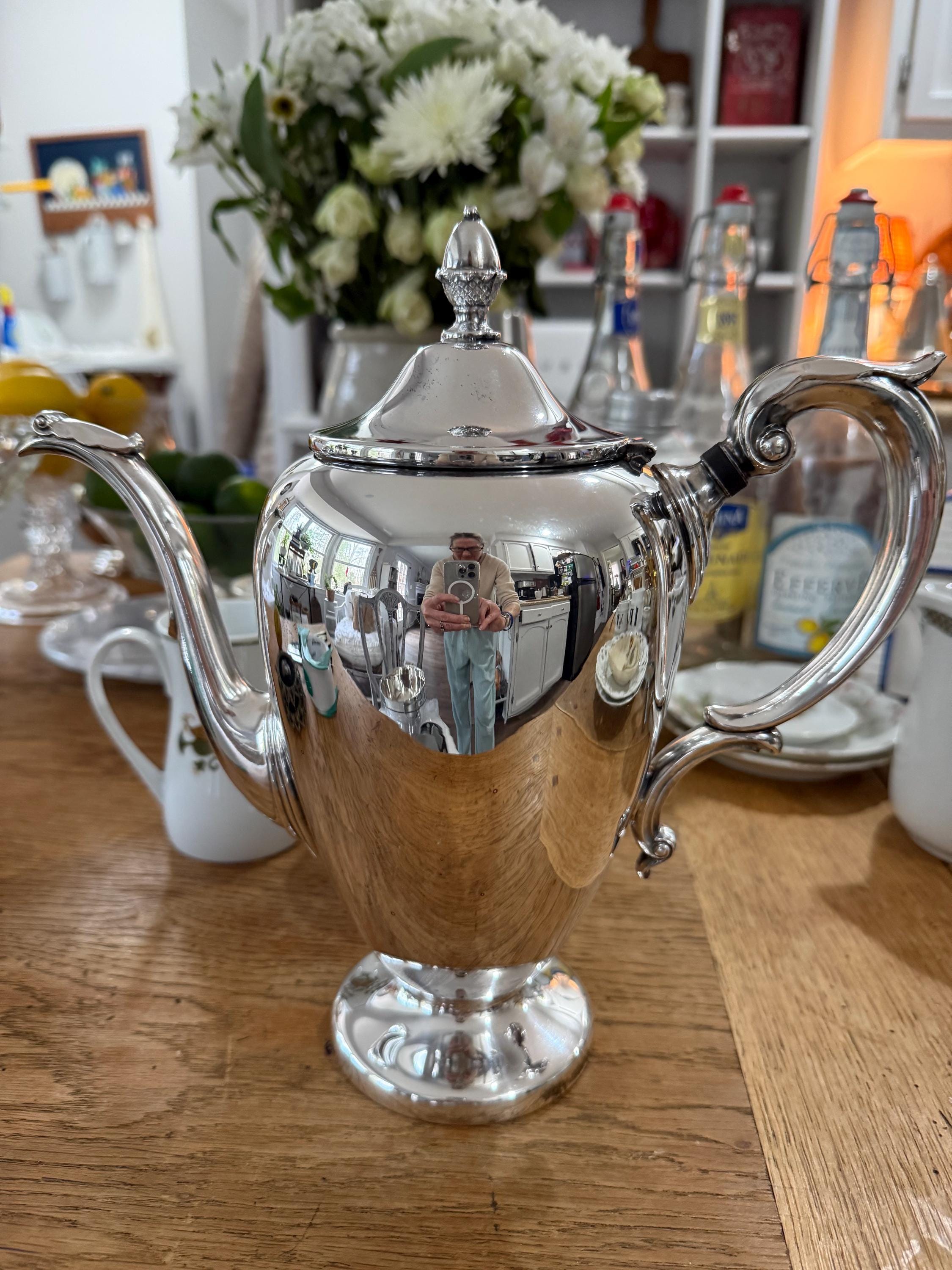 Silver Tea Pot Wallace - Etsy