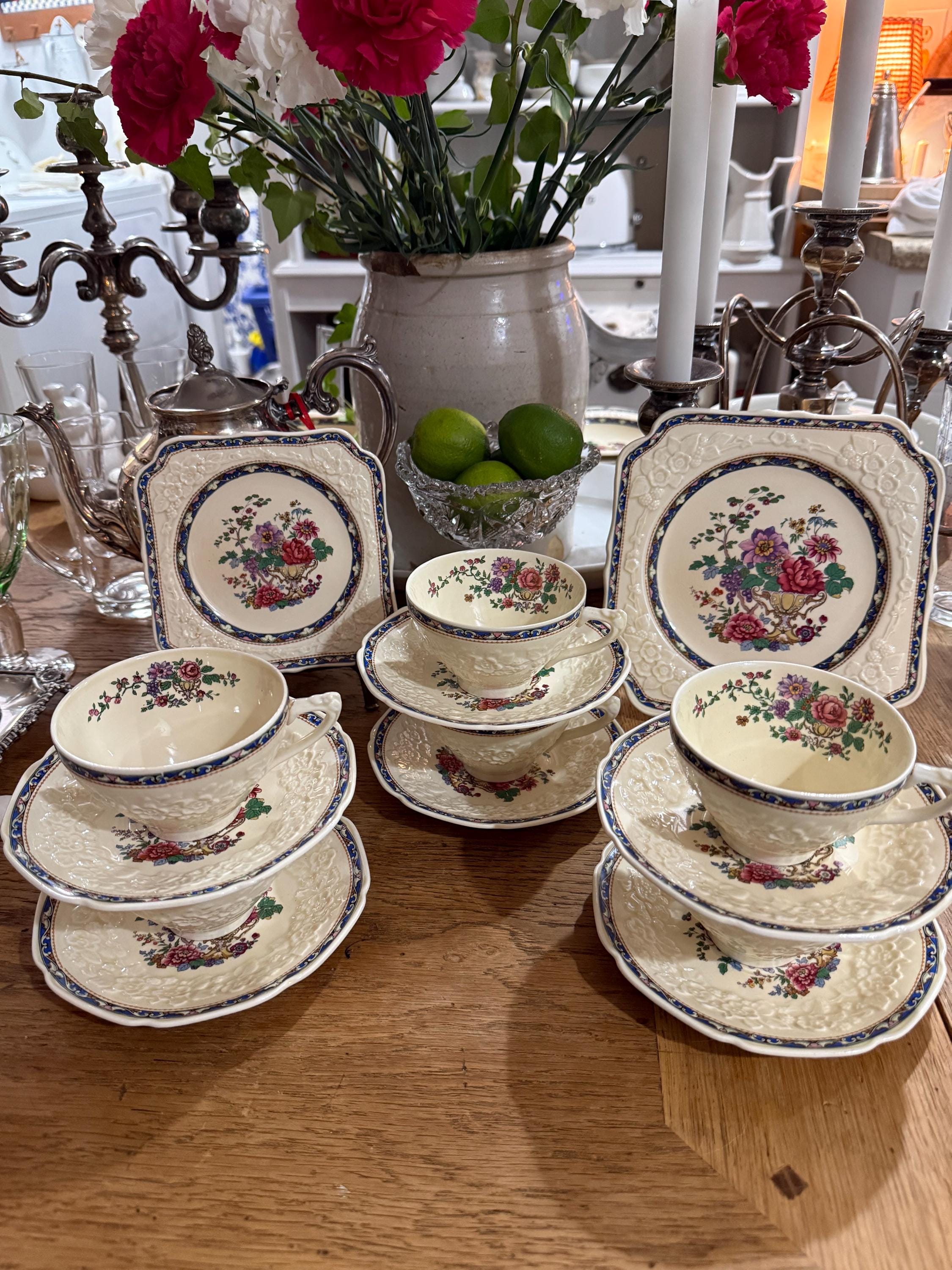 Crown Ducal Tea Sets - Etsy