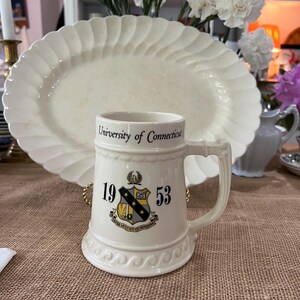 Vintage Collegiate Beer Stein/Tanker