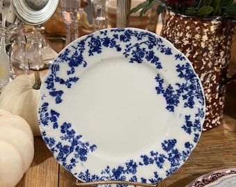 Blue Olympia WH Grindley 6.75” Plate.