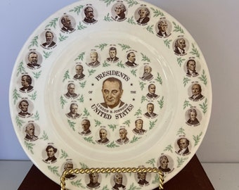 Vintage Presidential Plate.